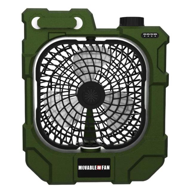 扇風機 卓上 携帯扇風機 卓上USB扇風機 ミニ扇風機 大風量 10400mAh 大容量 強風 車載 低騒音 軽量 充電式 キャンプ ピクニック テント_9