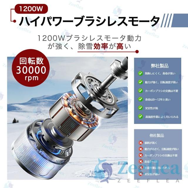 電動除雪機 除雪機 充電式 コードレス除雪機 雪かき 電動 スコップ 家庭用 除雪機 除雪幅30cm 3.0AH 21V バッテリー 除雪器具 電動除雪スコップ ショベル 雪かきスコップ 小型除雪機 除雪用品 シャベル 軽量 便利 雪かき用 スコップ 雪飛ばし 投雪 庭 女性 駐車場_3
