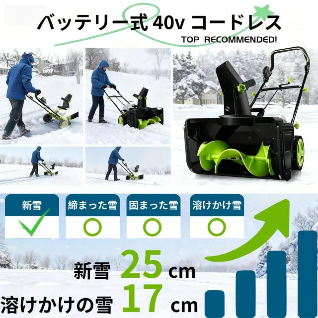2026新登場！ 除雪機 手押し式 充電式 電動除雪機 コードレス除雪機 小型 家庭用 LEDライト付き 除雪器具 軽量 雪かき 電動スコップ 安全スイッチ 除雪器具 大容量バッテリー 除雪高25cm 除雪幅50cm 最大投雪距離7.6m 降雪 清掃 快適 玄関 投雪 庭 駐車場 保管が簡単女性便利_8