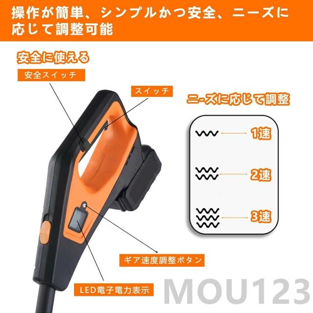2026革新 電動除雪機 除雪機 充電式除雪機 家庭用 ブラシレスモーター23 000rpm 除雪幅 41cm 180°調整可能ハンドル 除雪器具 電動除雪スコップ ショベル 雪かき機 小型 除雪用品 シャベル 除雪 軽量 便利 雪かき用 LED電源 手持ち式 コードレス_8