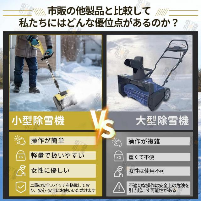電動除雪機 スコップ 除雪機 充電式 コードレス除雪機 雪かき 電動 家庭用 除雪幅28cm 3.0AH 21V バッテリー 高さは16cm 距離8M 除雪器具 電動除雪スコップ 雪かきスコップ 小型除雪機 除雪用品 シャベル 軽量 便利 雪かき用 スコップ 雪飛ばし 投雪 庭 駐車場_3