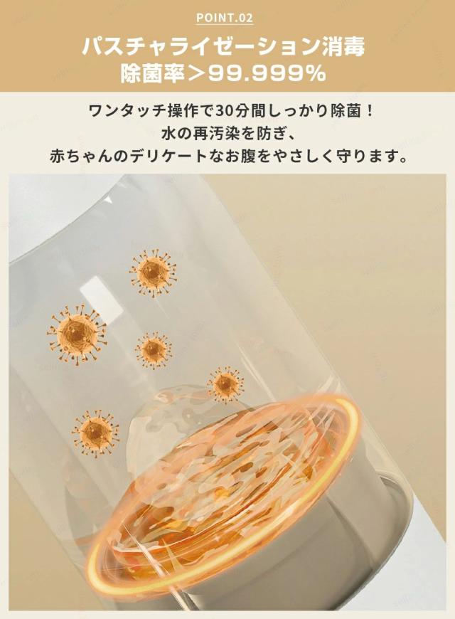 電気ケトル 小型旅行電気ポット ポータブル トラベルケトル 携帯湯沸かし器 大容量500ml USB充電 急速加熱 漏れない 電気温水カップ 温度調節 電気水筒 ステンレス 真空断熱マグ LEDディスプレイ 外出 海外 ミルク_5