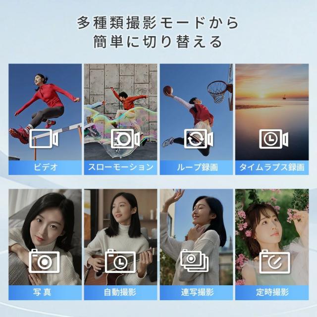 デジカメ WIFI対応 デジタルカメラ カメラ コンデジ 5K 日本製チップ 64GBマイクロSDカード付 8000万画素 初心者向け デュアルレンズ スマホに送れる 18倍ズーム ウェブカメラ バッテリー2枚 子供 修学旅行 スマホ転送