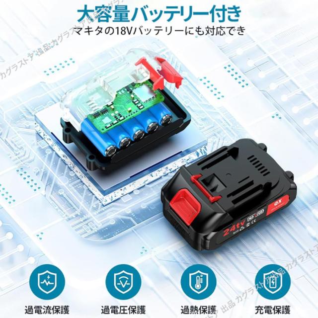 マキタ 互換 ヘッジトリマー 充電式 草刈り機 2025 芝刈り機 生垣バリカン 草刈機 21V 芝刈機 生垣刈り マキタ バッテリー互換 家庭用 女性 軽量 安全 雑草対策_14