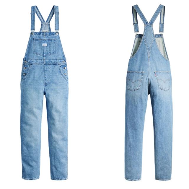 レディース オーバーオールリーバイス LEVI'S853150016 リーバイスプレミアム Vintage Womens OverallsLight Blue ライトブルー バギー ワイドパンツ アメカジウォッシュ ジェンダーフリー ローライズ ジーンズ ジーパン レトロ_2