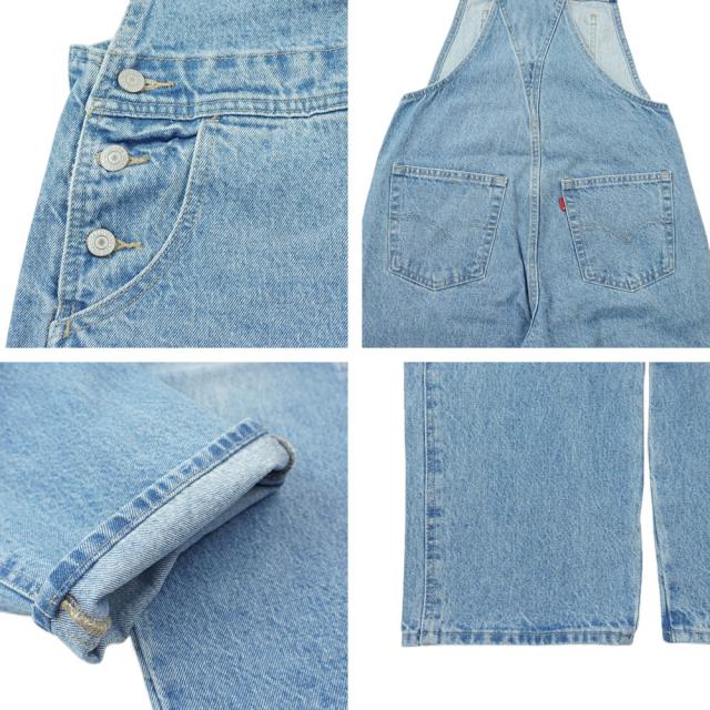 レディース オーバーオールリーバイス LEVI'S853150016 リーバイスプレミアム Vintage Womens OverallsLight Blue ライトブルー バギー ワイドパンツ アメカジウォッシュ ジェンダーフリー ローライズ ジーンズ ジーパン レトロ_5