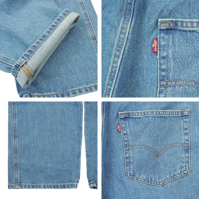 レディース オーバーオールリーバイス LEVI'S853150024 VINTAGE DENIM OVERALLLight Blue ライトブルー バギー ワイドパンツ アメカジウォッシュ ジェンダーフリー ローライズ ジーンズ ジーパン レトロ_5