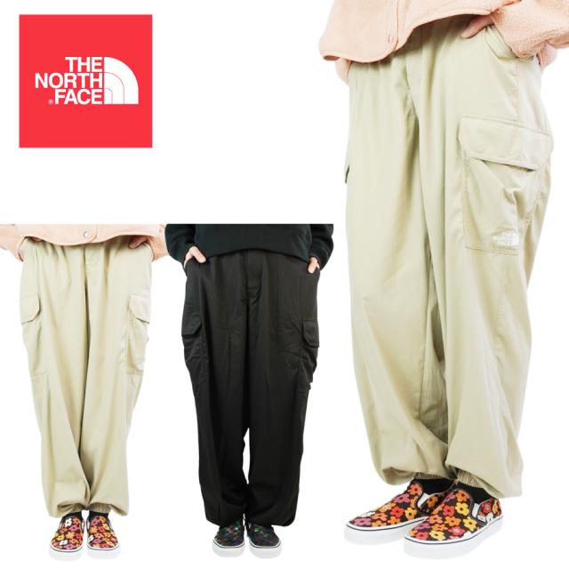 ノースフェイスTHE NORTH FACEレディース パンツW KARKSH CARGO PANTウィメンズ カークシュ カーゴ パンツFLAX (フラックス) TNF BLACK(ブラック)女性用 ズボン ベージュ 黒 ポケット アウトドア カジュアル