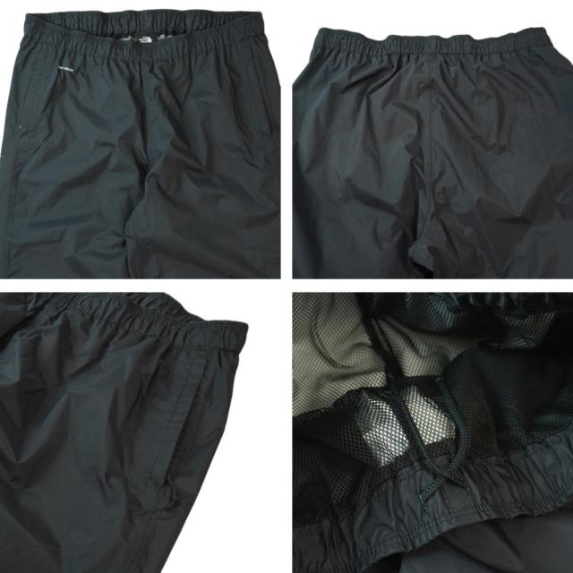ノースフェイスTHE NORTH FACEレディース パンツW ANTRA RAIN PANTウィメンズ アントラ レイン パンツTNF BLACK ブラックロングパンツ ナイロン 黒 ロゴ ストリートアウトドア キャンプ 軽量 防水 リップストップ_3