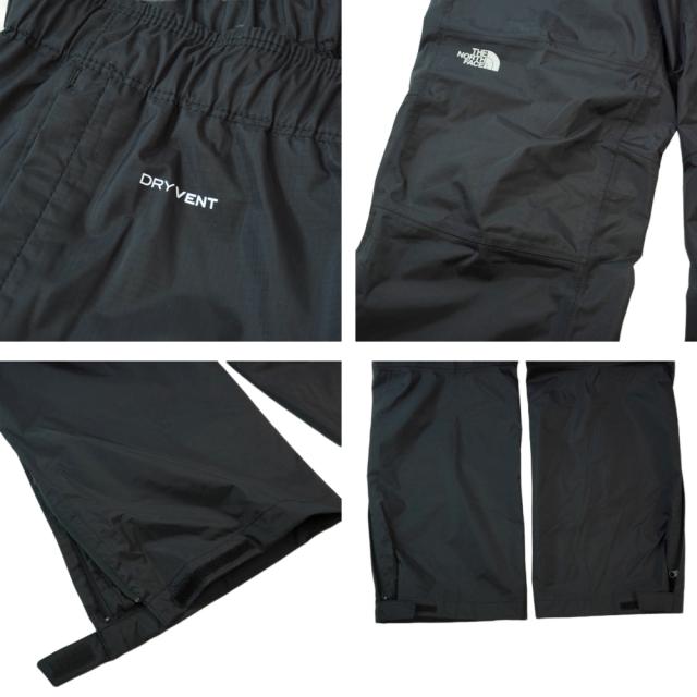 ノースフェイスTHE NORTH FACEレディース パンツW ANTRA RAIN PANTウィメンズ アントラ レイン パンツTNF BLACK ブラックロングパンツ ナイロン 黒 ロゴ ストリートアウトドア キャンプ 軽量 防水 リップストップ_4