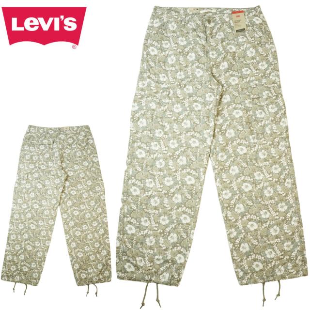 メンズ レディース パンツリーバイス LEVI'SA47070020 94 BAGGY CARGOS94 バギー カーゴパンツFLORAL CAMO フローラル カモ花柄 総柄 迷彩 ベージュ ジェンダーフリー ジェンダーレスワーク ヴィンテージ アメカジ カジュアル ズボン