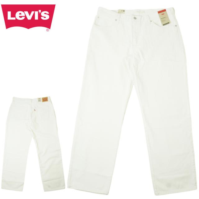 メンズ レディース デニムパンツリーバイス LEVI'SA35100025 94 BAGGY JEANS バギージーンズWHITE ホワイトジェンダーフリー ジェンダーレス ストレート ジーンズ ジーパン クラシックヴィンテージ アメカジ カジュアル 白