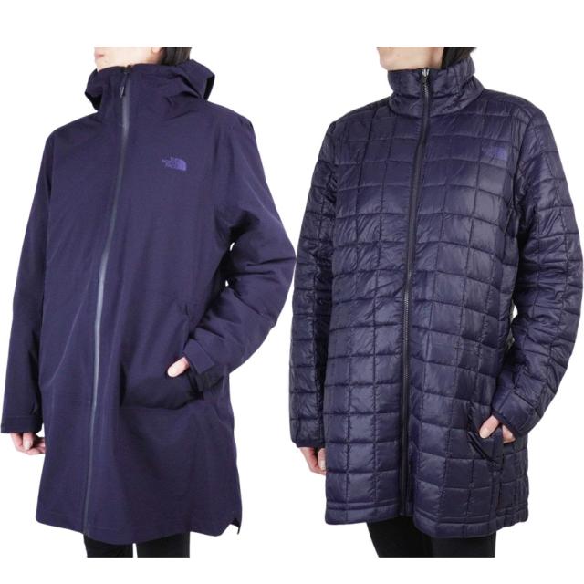 ノースフェイスTHE NORTH FACE レディース 3ウェイジャケットW TBALL TRI PKAウィメンズ 3ウェイジャケットAVIATOR NAVY(アビエイターネイビー)サーモボール 紺 マウンテンパーカー_2