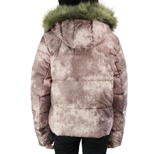 ノースフェイスTHE NORTH FACEレディース ジャケットW PRINTED DEALIO DOWN JACKETウィメンズ プリンテッド ディリオダウンジャケットFXGLVLVRCSPRPRT(フォックスグローブラベンダースプレープリント)女性用 ナイロン アウトドア アウター グレ_2