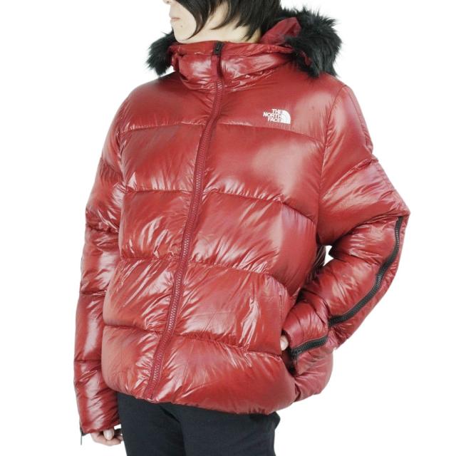 ノースフェイスTHE NORTH FACEレディース ジャケットW GLADES SH DOWN HDYウィメンズ グレイド ショートダウンフーディPOMEGRANATE(ポメグラネイト)女性用 ナイロン アウトドア アウター_1