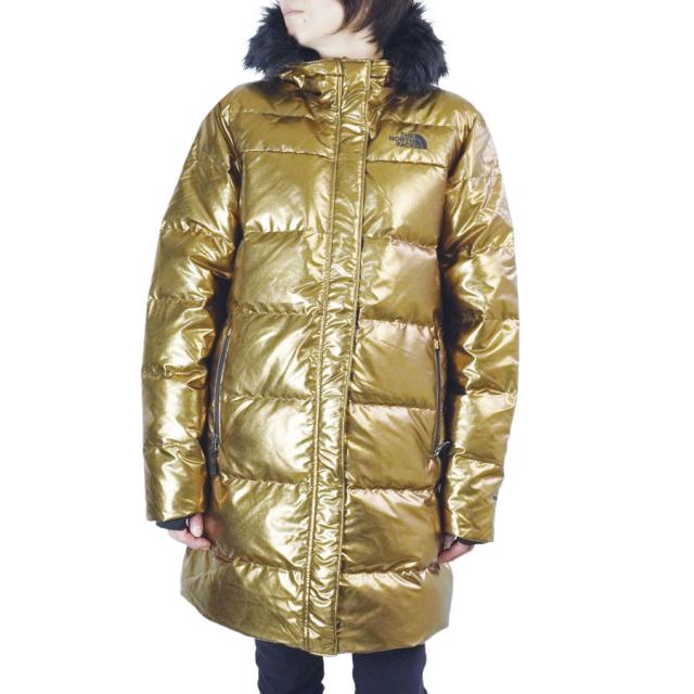 ノースフェイスTHE NORTH FACEガールズ ジャケットG NORTH DOWN LG PRKAガールズ ノース ダウン ロングパーカーDARKOAKMETALLIC(ダークオークメタリック) CAMEO PINK(カメオピンク)ダウン コート アウター フード レディース_2