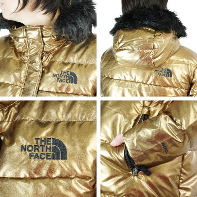 ノースフェイスTHE NORTH FACEガールズ ジャケットG NORTH DOWN LG PRKAガールズ ノース ダウン ロングパーカーDARKOAKMETALLIC(ダークオークメタリック) CAMEO PINK(カメオピンク)ダウン コート アウター フード レディース_4