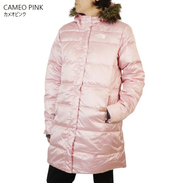 ノースフェイスTHE NORTH FACEガールズ ジャケットG NORTH DOWN LG PRKAガールズ ノース ダウン ロングパーカーDARKOAKMETALLIC(ダークオークメタリック) CAMEO PINK(カメオピンク)ダウン コート アウター フード レディース_6