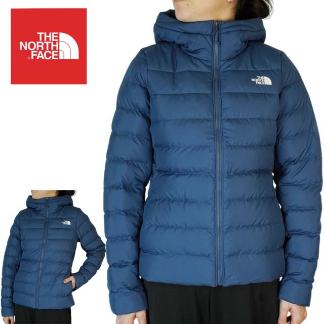 ノースフェイスTHE NORTH FACEレディース ジャケットW ACONCAGUA 3 HOODIEウィメンズ アコンカグア 3 フーディSHADY BLUE シェイディブルーアウター ダウン ナイロン 青 上着 アウトドアロゴ フード キャンプ 軽量 防寒 ストリート