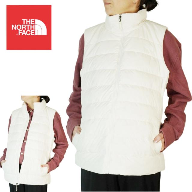 ノースフェイスTHE NORTH FACEレディース ベストW ACONCAGUA 3 VESTウィメンズ アコンカグア 3 ベストGARDENIA WHITE ガーデニアホワイトアウター ダウンベスト ナイロン 白 ジャケットロゴ アウトドア キャンプ 軽量