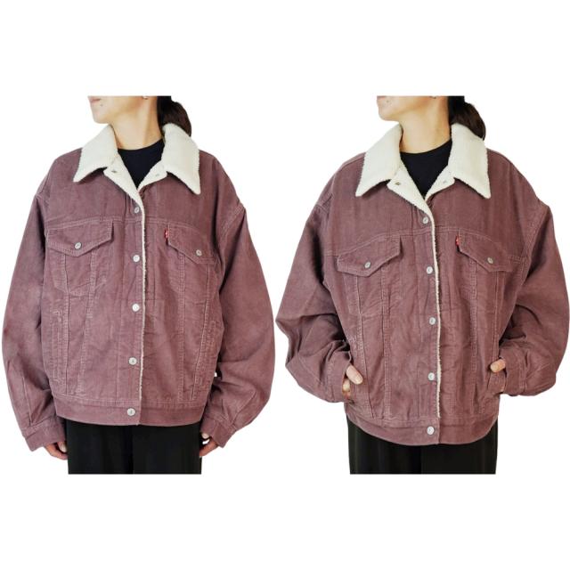 リーバイス LEVI'S デニムジャケットボア 90s トラッカージャケット
