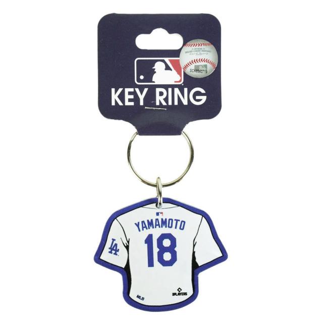 山本由伸 キーホルダー 公式 ドジャース グッズ定形外郵便対応可