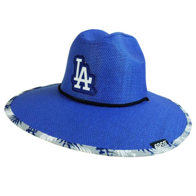 FOCO ロサンゼルス ドジャース公式STREW HAT ストローハット 麦わら