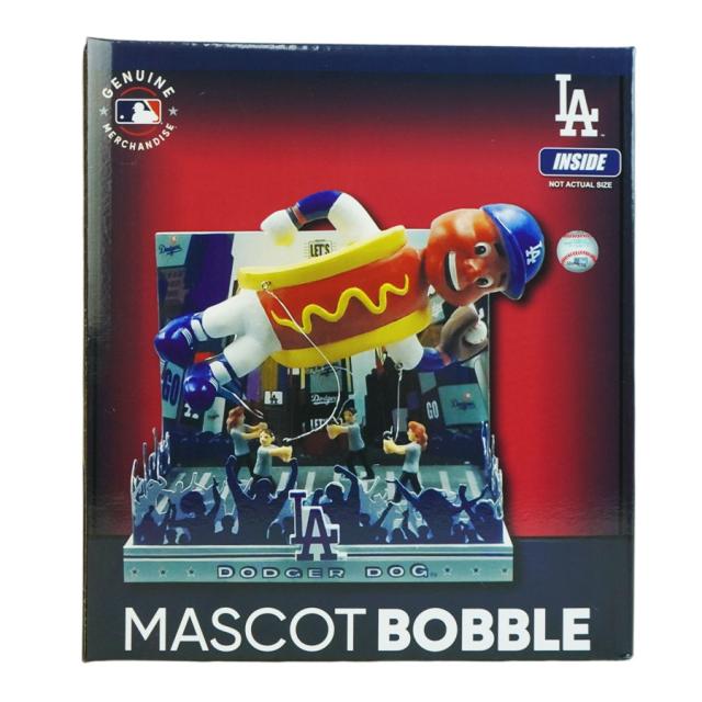 ロサンゼルス ドジャース 公式 ボブルヘッドFOCO DODGER DOG MASCOT BOBBLEドジャードッグ ホットドッグ 7インチメジャー リーグ ベースボールマスコット フィギュア 置物限定 大谷翔平 シリアルナンバー野球 スポーツ キャラクターグッズ_1