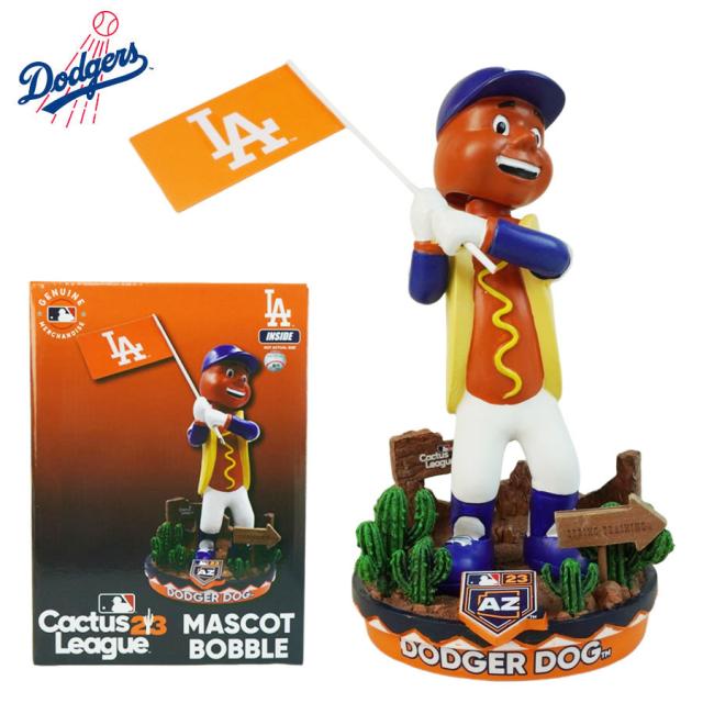 ロサンゼルス ドジャース 公式 ボブルヘッドFOCO LA DODGERS CUSCTUS 23 LEAGUE MASCOT BOBBLEアリゾナ カクタスリーグ 23 ドジャードッグ 8インチメジャー リーグ ベースボールマスコット フィギュア限定 大谷翔平 シリアルナンバー 野球
