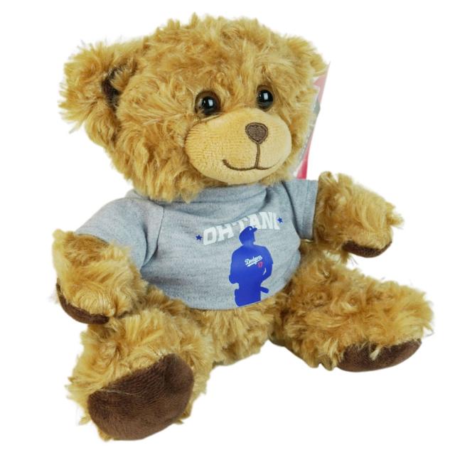 ドジャース　テディベア　クマのぬいぐるみ ドジャース 佐々木朗希 ベアぬいぐるみ 7.5インチ（約19cm