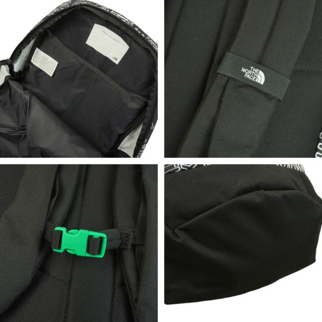 ノースフェイス リュック THE NORTH FACE男女兼用 バックパック キッズユース コート ジェスター YOUTH COURT JESTERTNFBLKNFMLP/NFB ブラック ロゴプリントハーフドーム ロゴ バッグ リュックサック USA企画 アウトドア キャンプ トラベル 旅行_3