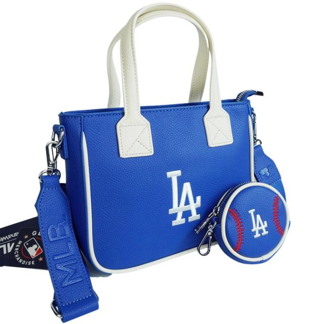 新品MLB公式ドジャースショルダービーガンレザーバッグハンドバッグポーチ付 新品MLB公式ドジャースショルダービーガンレザーバッグ大谷翔平