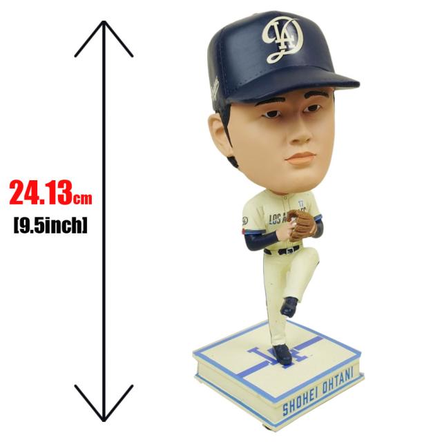 大谷翔平 ボブルヘッド シリアルナンバー入り9.5インチ シティコネクト ビッグヘッド ボブルヘッド フィギュアMLB CITY CONNECT BIG HEADS 9.5INCHLA DODGERS ロサンゼルス ドジャース メジャー リーグインテリア 24.13cm ピッチング 限定 公式グッズ