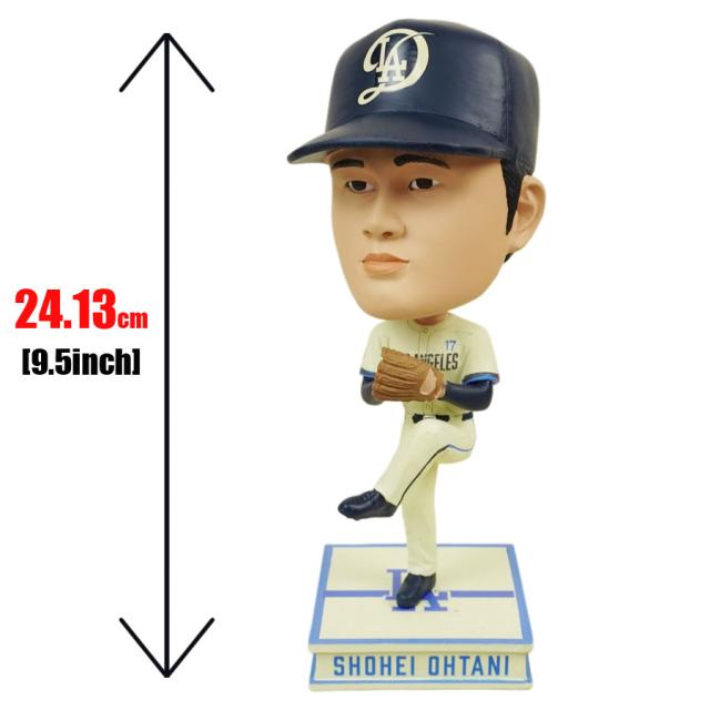 大谷翔平 ボブルヘッド シリアルナンバー入り9.5インチ シティコネクト ビッグヘッド ボブルヘッド フィギュアMLB CITY CONNECT BIG HEADS 9.5INCHLA DODGERS ロサンゼルス ドジャース メジャー リーグインテリア 24.13cm ピッチング 限定 公式グッズ