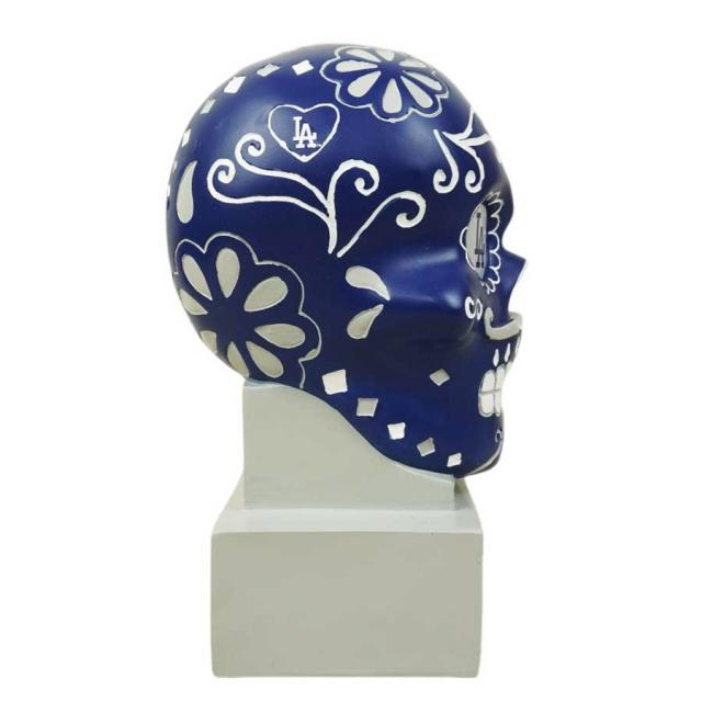 ロサンゼルス ドジャース 公式 グッズドクロ 置物 シュガー スカル像