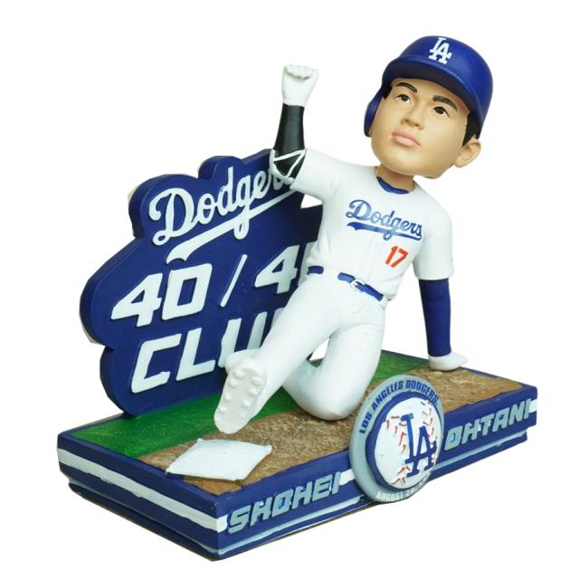 大谷翔平 ボブルヘッド シリアルナンバー入り8インチ 40/40 スライディング ボブルヘッド フィギュアMLB 4040クラブ 8INCHLA DODGERS ロサンゼルス ドジャース メジャー リーグ インテリア 20.32cm バッティング 限定 公式グッズ