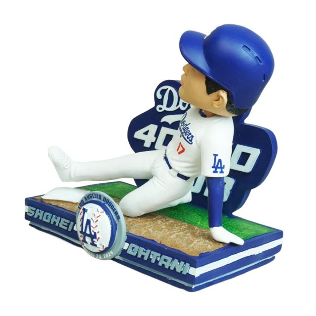 大谷翔平 ボブルヘッド シリアルナンバー入り8インチ 40/40 スライディング ボブルヘッド フィギュアMLB 4040クラブ 8INCHLA DODGERS ロサンゼルス ドジャース メジャー リーグ インテリア 20.32cm バッティング 限定 公式グッズ