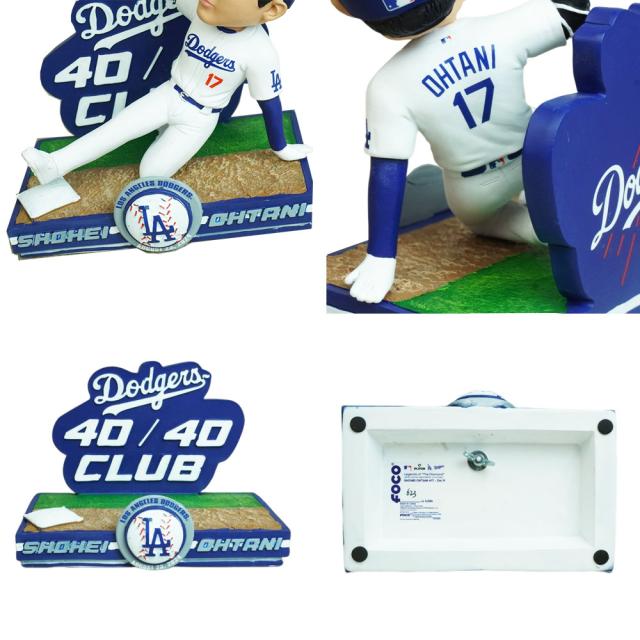 大谷翔平 ボブルヘッド シリアルナンバー入り8インチ 40/40 スライディング ボブルヘッド フィギュアMLB 4040クラブ 8INCHLA DODGERS ロサンゼルス ドジャース メジャー リーグ インテリア 20.32cm バッティング 限定 公式グッズ