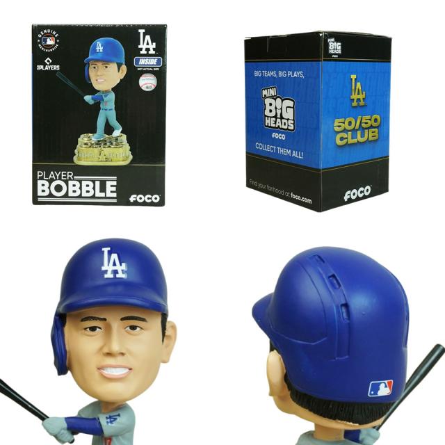 大谷翔平 ボブルヘッド 4.5インチFOCO MLB MINI BIG HEADS 4.5INCH 50