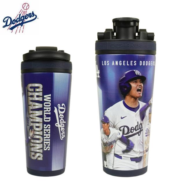 ロサンゼルス ドジャース公式グッズWINCRAFT MLB 26oz アイスシェイカー ステンレススチールボトル26oz ICE SHAKER ワールドシリーズMLB メジャーリーグ 大谷翔平 山本由伸大容量 スポーツ 観戦 応援ワークアウト 水筒 野球 オフィシャル