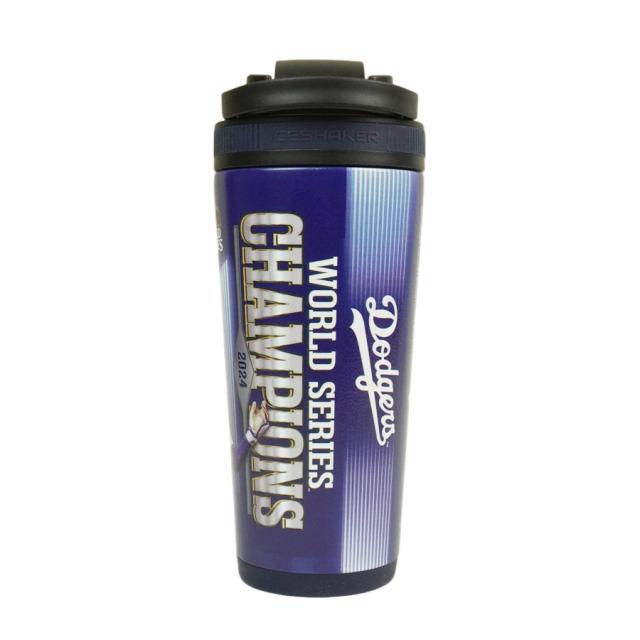 ロサンゼルス ドジャース公式グッズWINCRAFT MLB 26oz アイスシェイカー ステンレススチールボトル26oz ICE SHAKER ワールドシリーズMLB メジャーリーグ 大谷翔平 山本由伸大容量 スポーツ 観戦 応援ワークアウト 水筒 野球 オフィシャル_1