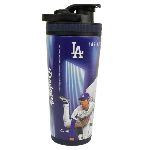 ロサンゼルス ドジャース公式グッズWINCRAFT MLB 26oz アイスシェイカー ステンレススチールボトル26oz ICE SHAKER ワールドシリーズMLB メジャーリーグ 大谷翔平 山本由伸大容量 スポーツ 観戦 応援ワークアウト 水筒 野球 オフィシャル_3