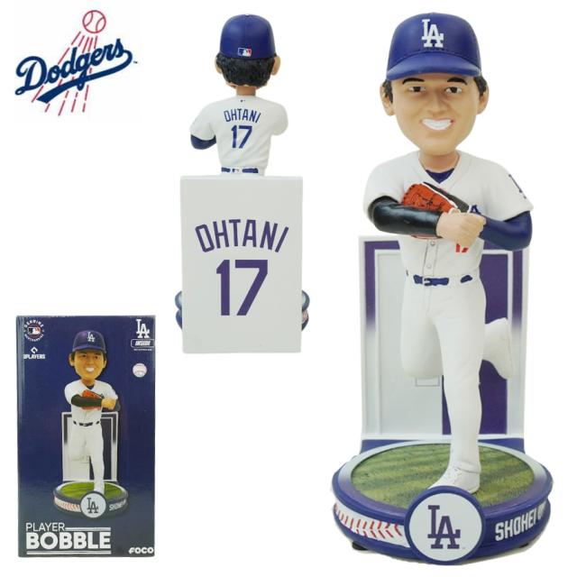 大谷翔平 ボブルヘッド シリアルナンバー入り8インチ バナーシリーズ ピッチング ボブルヘッド フィギュアMLB BANNER SERIES 8inch OHTANILA DODGERS ロサンゼルス ドジャース メジャー リーグ インテリア 20.32cm バッティング 限定 公式グッズ