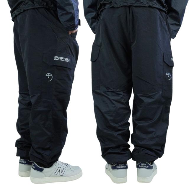 ノースフェイスTHE NORTH FACEメンズ パンツSTEEP TECH LT PANTメンズ スティープテック ライトパンツTNF BLACK(ブラック) TNF WHITE(ホワイト)ストリート ナイロン 黒 白 リフレクター シルバー ノースフェイスTHE NORTH FACEメンズ パンツSTEEP TECH LT PANTメンズ