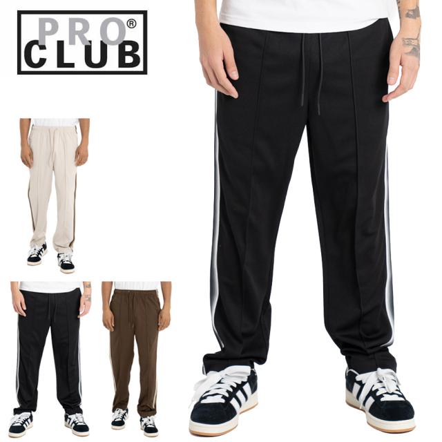 プロクラブ PRO CLUB ファッションライン FASHION LINESUNSET TRACK PANTS サンセット トラック パンツブラウン ブラック ムーンビームジャージ ルーズ セットアップ ストリート シンプルラインパンツ HIPHOP 西海岸 スポーティ Y2K