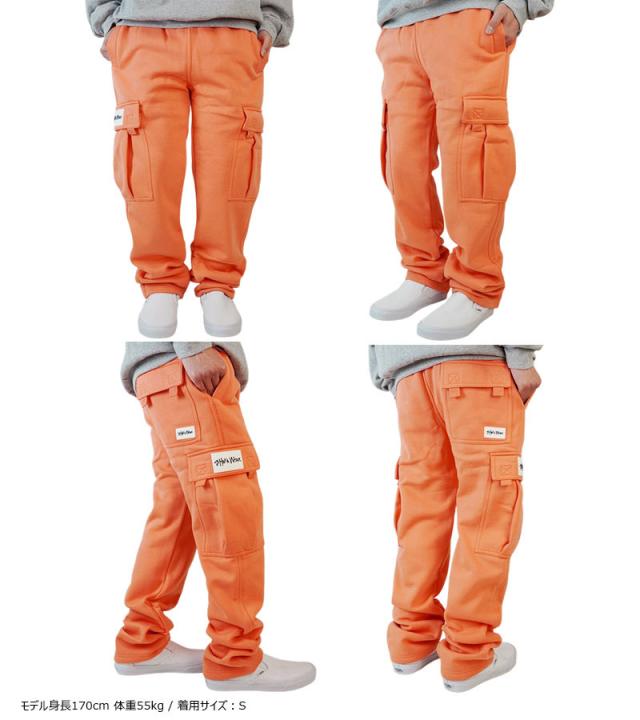 SHAKA WEAR シャカウェアメンズ パンツFCP23 スウェットカーゴパンツ 12.5oz ヘビーウェイトPEACH ピーチ ピンク ウォッシュロゴ刺繍 スエット ロサンゼルス LAギャング 西海岸 ウェストコースト