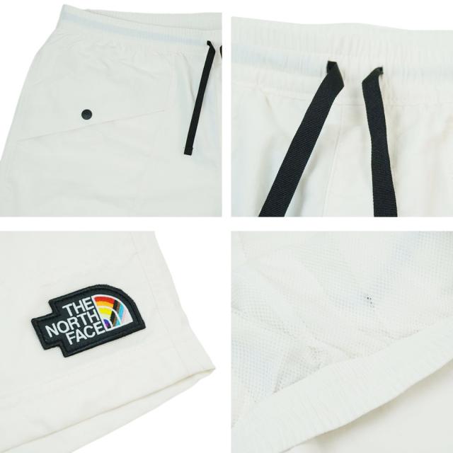 ノースフェイスTHE NORTH FACE メンズ ショーツ USA企画 日本未入荷M OUTLINE SHORTメンズ アウトライン ショート パンツGARDENIA WHITE（ガーデニアホワイト）ズボン 半ズボン ハーフパンツ ハーパン ロゴ アウトドア キャンプ ストリート