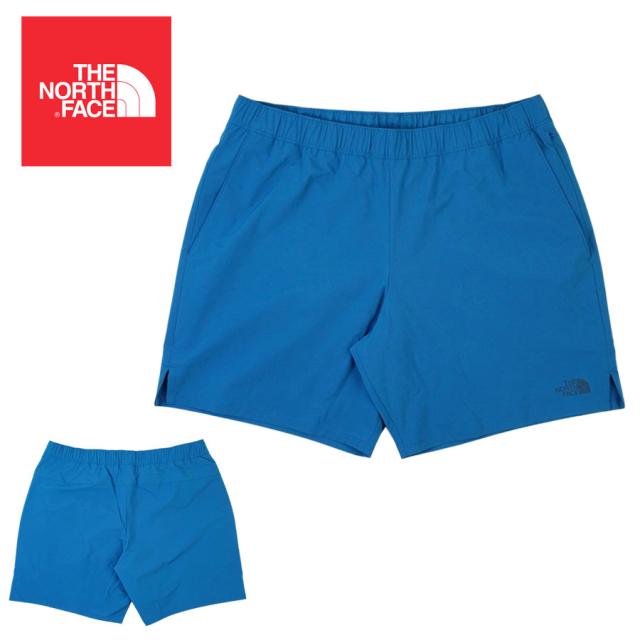 ノースフェイスTHE NORTH FACE メンズ ショーツ USA企画 日本未入荷M WANDER SHORTS WITH LINERメンズ ワンダー ショート パンツ ライナー付きBANFF BLUE（バンフブルー）ズボン 半ズボン ハーフパンツ ハーパン インナーパンツ ロゴ アウトドア