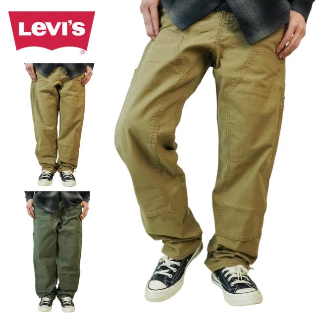 メンズ デニムパンツリーバイス LEVI'S565 ルーズ ストレート ダブルニーパンツ 565 LOOSE STRAIGHT DOUBLE-KNEE PANTSワークウェア ヴィンテージ コットンキャンバスDUCK ダック KHAKI OLIVE BEIGE カーキ オリーブ ベージュジーンズ ジーパン クラ