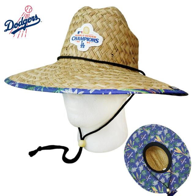 FOCO ロサンゼルス ドジャース公式STREW HAT ストローハット 麦わら